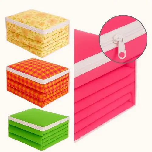Kit 10 Saco Organizador Closet Edredon Cobertor C/ Ziper