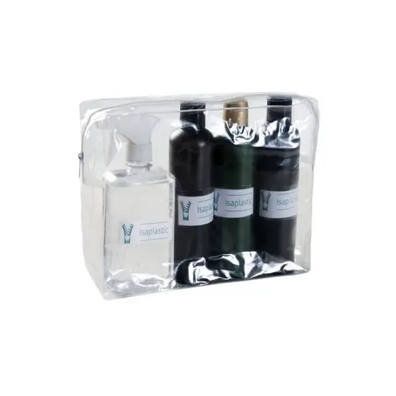 Estojo Necessaire Pvc Transparente Tam P e M Com Zíper
