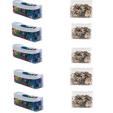Kit 10 Saco Para Guardar Brinquedos Peças Pequenas Com Zíper Caixa Baú Quarto Infantil