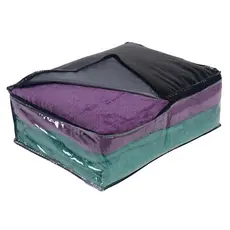 5 Sacos Organizadora 40 X 15 X 30 Reutilizável Anti Mofo Multiuso Guarda Roupa