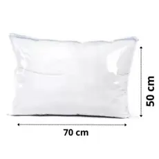 Kit com 100 Embalagens para Travesseiros 50x70 cm em PVC com Zíper  Guarda Roupa Armário