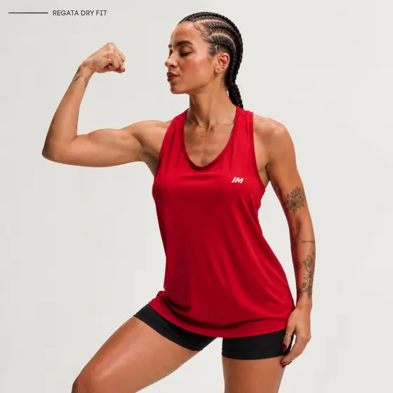 Regata Feminina Dry Costas Nadador Anti Odor Academia Esportivo Fitness Treino Corrida Lisa Leve