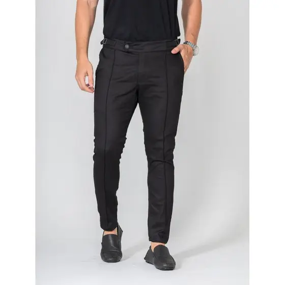 Calça Masculina Esporte Fino Slim Com Ajuste Lateral - BOXER JEANS