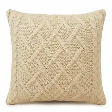 Capa para Almofada Tricot 45x45cm Decoração Sofá Sala Usufruto Elegancia e Aconchego para o Ambiente