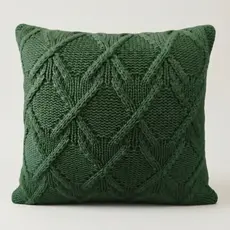 Capa para Almofada Tricô 45x45cm Decoração Sofá Sala Usufruto Elegancia e Aconchego para o Ambiente