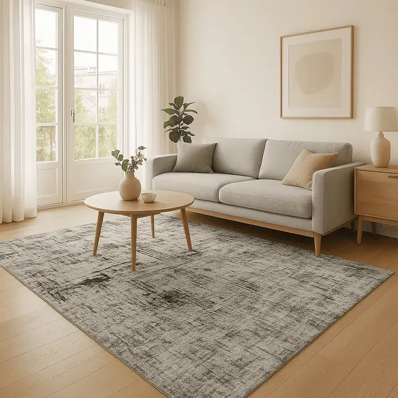 Tapete Boho Sala Tapete Geométrico Bege para Sala e Quarto
