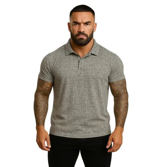 camiseta polo masculina Dry fit treino proteção UV corrida caminhada academia e esportes