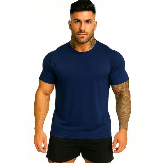 Camiseta masculina Dry Fit proteção UV revenda corrida treino academia musculação e esportes envio imediato