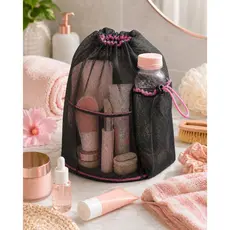 Bolsa Multiuso Telada Praia Academia Viagem Com Bolso Garrafa Água Piscina Organizador Acessórios Maquiagem