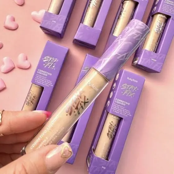 Corretivo Liquido Stay Fix -  Rubyrose