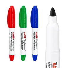 Marcador de Quadro Branco Caneta Pincel Recarregável Preto Vermelho Verde Azul