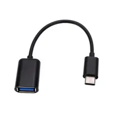 Cabo Adaptador OTG USB pra Tipo C Teclado Mouse Pendrive 2.0