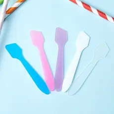 1 Mini Espátula Cosmética Quadrada Máscara De Maquiagem Creme Facial