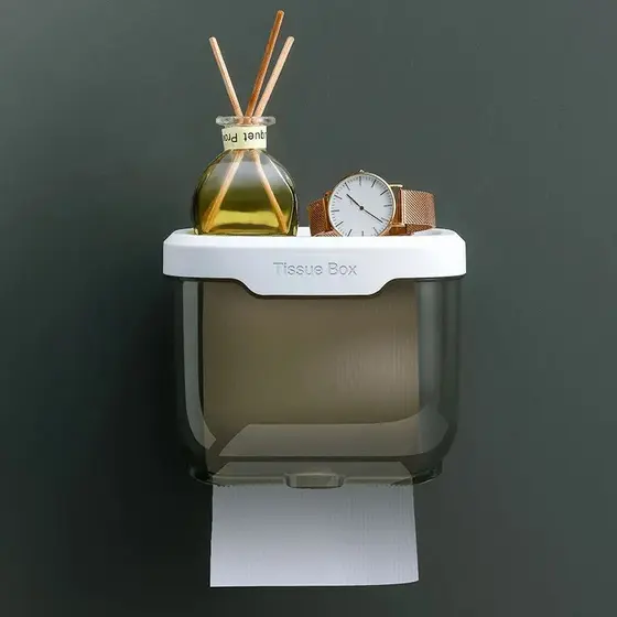 Porta Papel Higiênico De Parede À Prova D 'Água Colável
