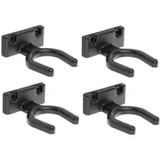 Kit 4 Suporte Ajustável de Parede Para Violão Ukulele Cavaco Parede Preto