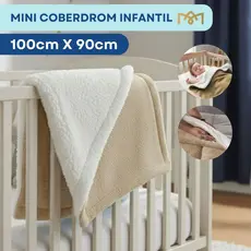 Coberdrom Infantil Baby Sherpa Carneirinho Hipoalergênico Super Macio Aconchegante Quentinho Premium