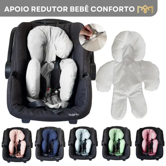 Almofada Redutora Bebê Conforto Cadeirinha Apoio Corpo Recém Nascido Saída Maternidade Universal