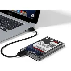 HD Externo Portátil USB 3.0 com Case Transparente para PC, PS4, Xbox e TV - Pronta Entrega (BR)