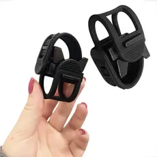 Suporte De Lanterna Tática Para Guidão Bicicleta Bike Gira 360°