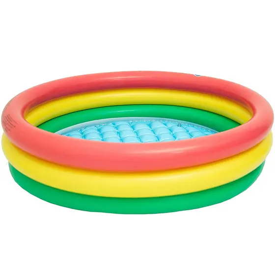 Piscina Inflável 3 Anéis 126L Colors 22X110Cm Fundo Inflável