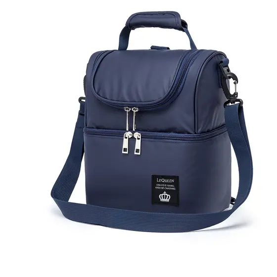 Lancheira Termica Bolsa Grande Mini Mochila Lequeen Reforçada