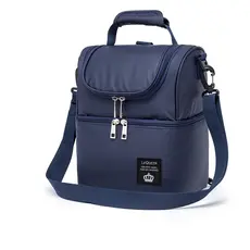 Lancheira Termica Bolsa Grande Mini Mochila Lequeen Reforçada