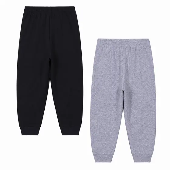kit 2 calças moletom flanelado masculino feminino unissex infantil roupa de criança inverno frio tamanho 1 ao 8