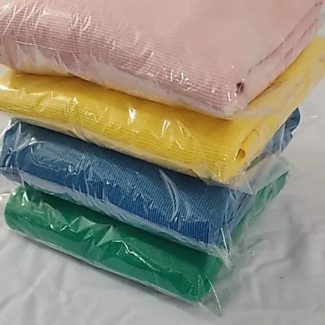 Ribana Canelada Tecido Tubolar (Duplo) e Cetim e Meia Malha Metro 1mt x 0,48cm Várias Cores Azul Preto
