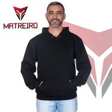 Moletom Liso Canguru Matreiro Blusa de Frio Masculino e Feminino Sem Estampa Preço Campeão