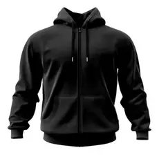 Blusa Moletom Unissex Ziper Agasalho Forrado Com Capuz