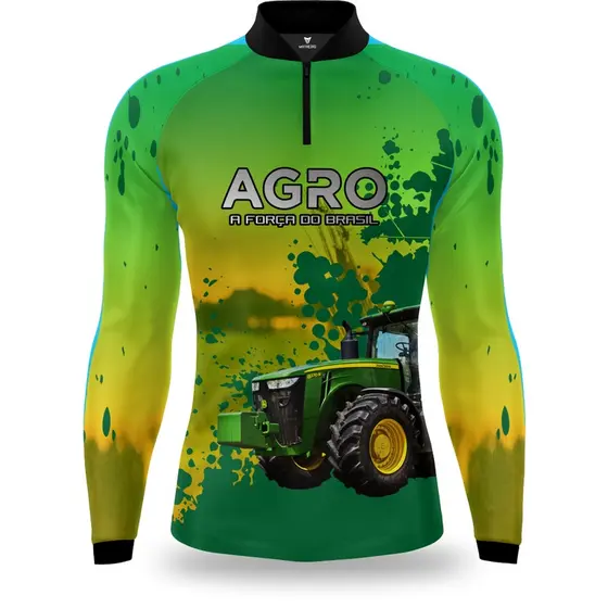 Camisa Agro Proteção Solar UV50 Matreiro Trator Agropecuária