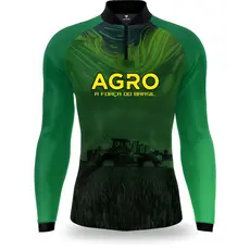 Camisa Agro Proteção UV50 Matreiro Dark Green Agropecuária