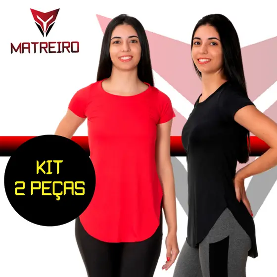 Kit 2 Blusas  Academia Matreiro Tapa BumBum