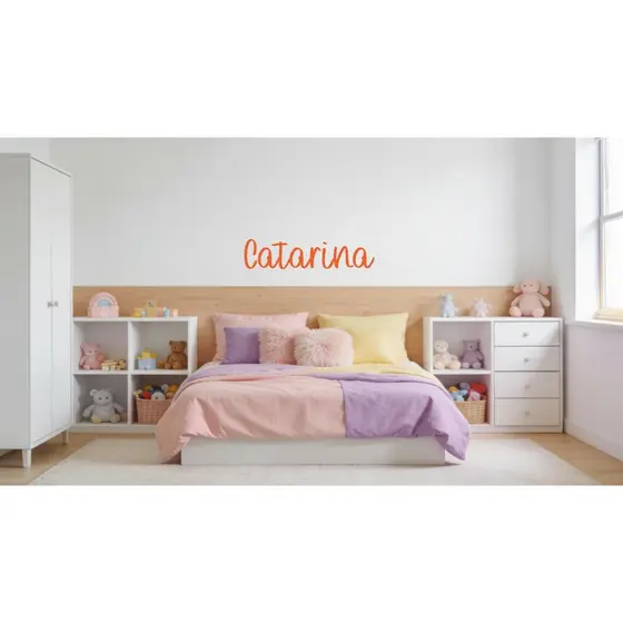 Adesivo de Parede Nome Personalizado