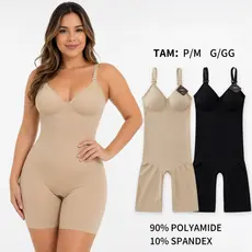 Cinta Macaquinho Modeladora Com Bojo e Com Abertura Higiênica