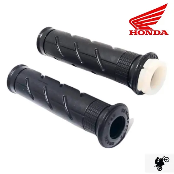 Par Manoplas com Roldana Acelerador Motos Honda Fan Titan Cg