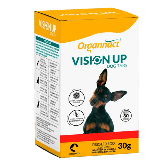 Vision Up Dogtabs 30g Com 30 Tabletes Suplemento