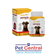 Eritros Dog Tabs 30 tabletes Organnact Vitamina Anemia