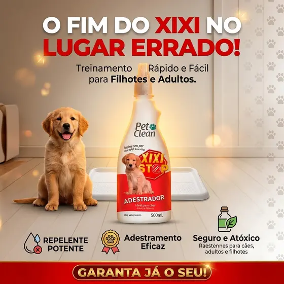 Educador Sanitário Para Cães Pet Clean Xixi Stop 500 Ml