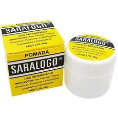 Saralogo 30g Pomada Antisséptica Cicatrizante Cães Gatos.