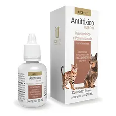 Medicamento Antitoxico Oral Ucb Para Cães E Gatos 20ml - Ucb