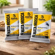 Mata Mosca Mosquito Varejeiras Dipil Kit Com 3 Unidades