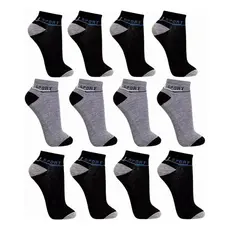 Kit 12 Pares Meia Masculina Soquete Cores Sortidas 40 ao 46