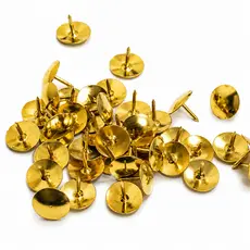 Tachinhas Percevejos Tacha Latonado Dourado 1000 Unidades
