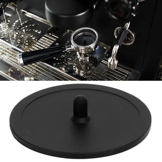 Disco De Backflush De Borracha Com Filtro Cego Para Ferramenta De Limpeza De Portafilter De Máquina De Café Semiautomáti