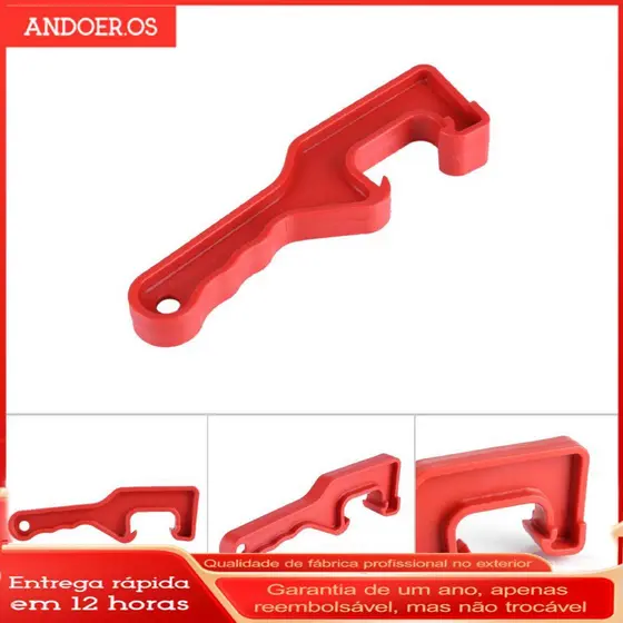 Abridor de tampa de lata de tinta Aumotop Balde de plástico premium para baldes grandes e pequenos amarelo (vermelho)