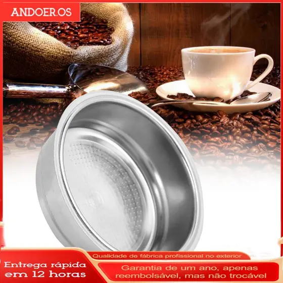 Aumotop filtro de máquina de café em aço inoxidável, filtro para eupa donlim profissional ultrafino delicioso para