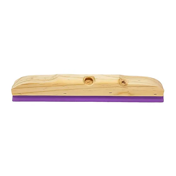 1 Rodo Madeira Duplo 30cm EVA Reforçado Sem Cabo Puxa Seca Limpa Piso Banheiro Cozinha Box Multiuso