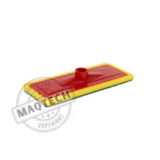 1 Rodo Esponja Espuma Lava Piso e Azulejo Esfregão Mop Abrasivo Limpeza Pesada Sem Cabo Multiuso