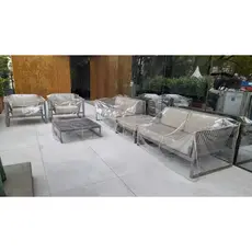 Kit Capas Moveis Externo Sofá Poltronas e Champanheira em PVC Cristal Resistente